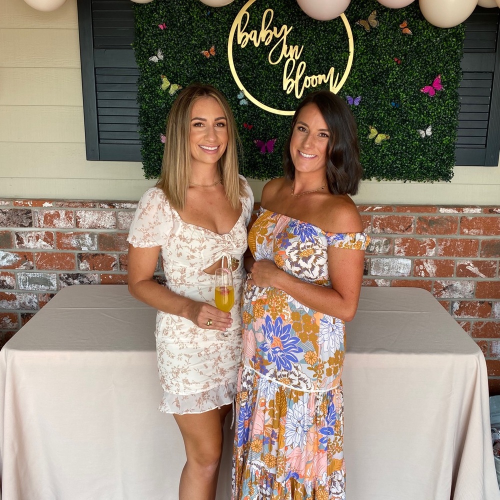 Floral mini dress